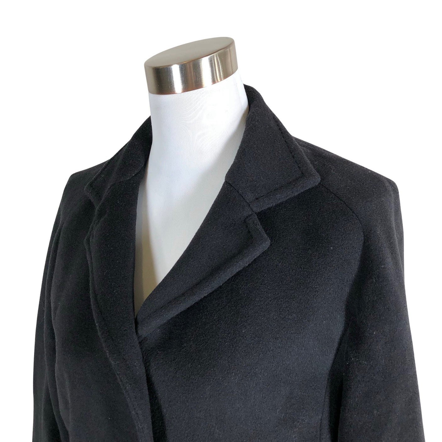 Unisex MaxMara - Villane mantel, suurus 38 - Must (3)