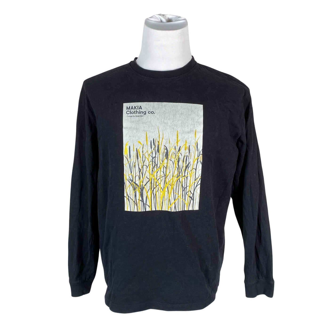 Unisex Makia - Trikotaažist pluus, suurus L - Must (1)
