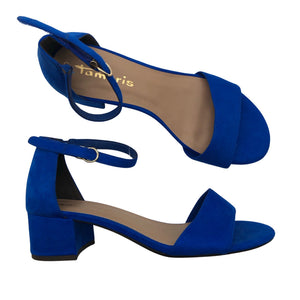 Unisex Tamaris - Kontsaga rihmikud, suurus 40 - Sinine (1)