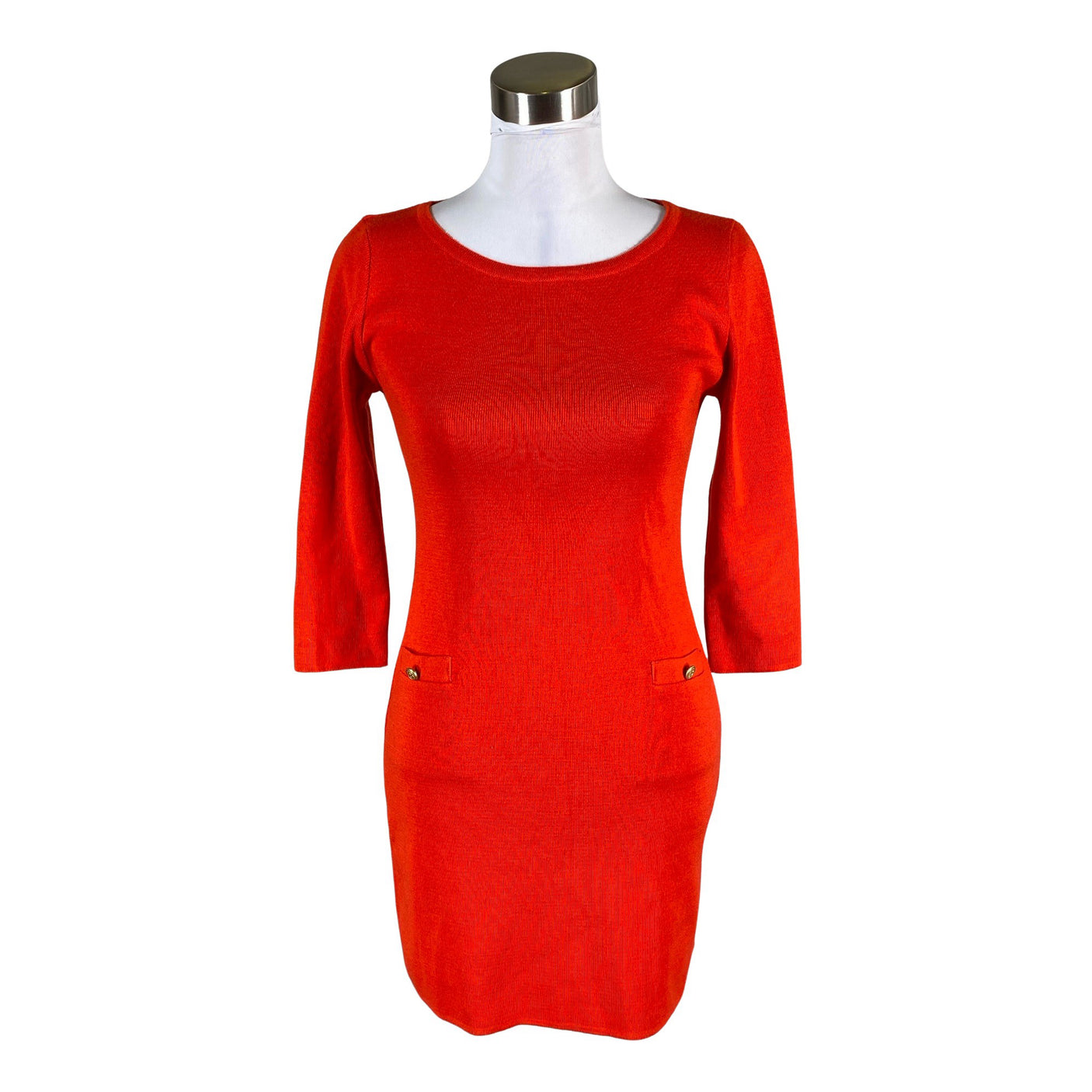 Unisex Busnel - Kootud kleit, suurus 34 - Punane (1)