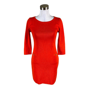 Unisex Busnel - Kootud kleit, suurus 34 - Punane (1)