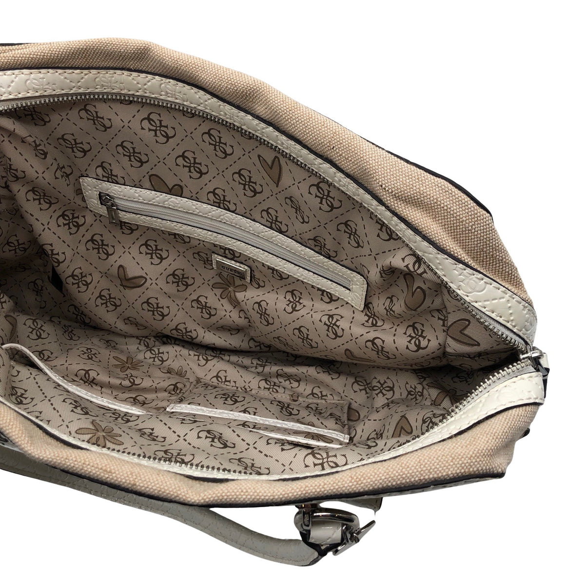 Unisex Guess - Käekott, suurus Maxi - Beige (3)