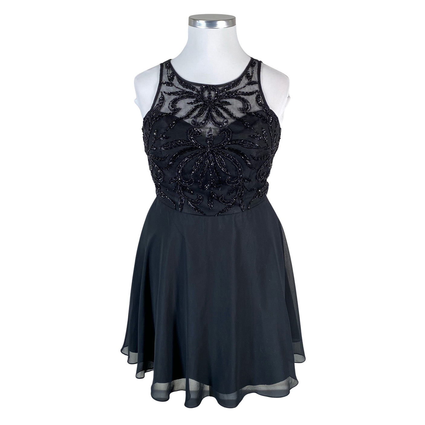 Unisex Laona - Pidulik kleit, suurus 42 - Must (1)