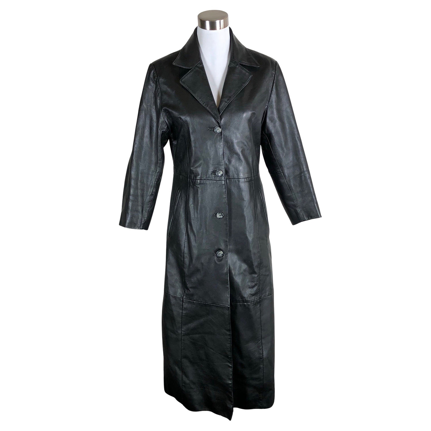 Unisex Emanuela - Nahktagi, suurus 36 - Must (1)