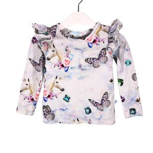 Unisex Pop & Co Helsinki - Trikotaažist pluus, suurus 92 - 98 - Helesinine (1)