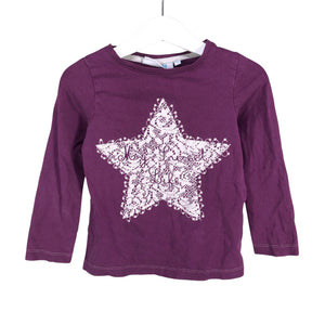 Unisex Bogi - Trikotaažist pluus, suurus 92 - 98 - Lilla (1)
