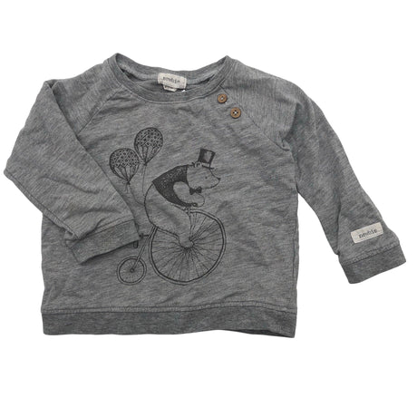 Unisex Newbie - Trikotaažist pluus, suurus 74 - 80 - Hall ()