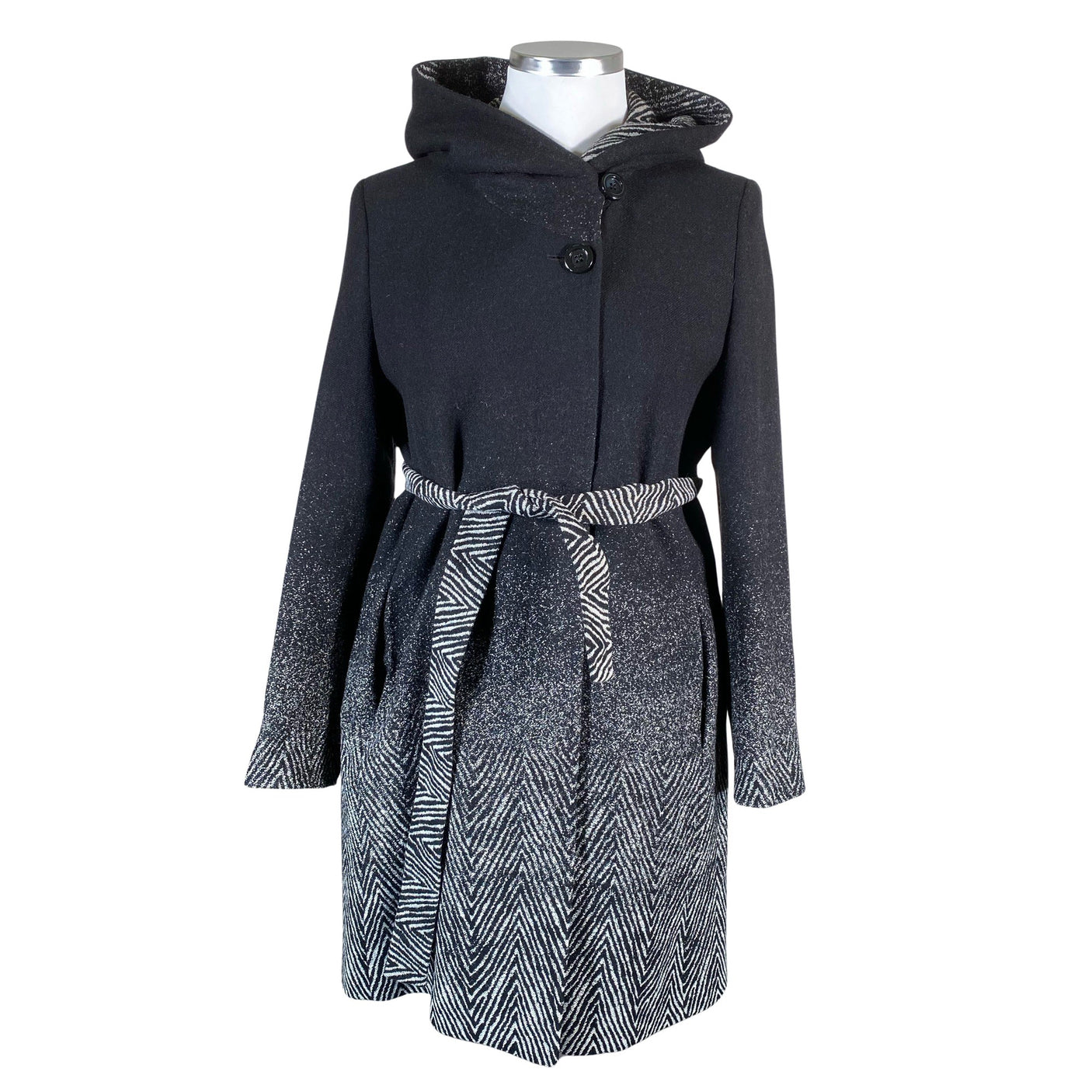 Unisex Classic - Villane mantel, suurus 42 - Must (1)