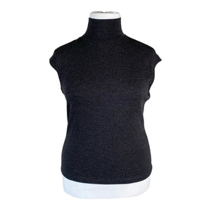 Unisex MaxMara - Kootud vest, suurus 42 - Hall (1)