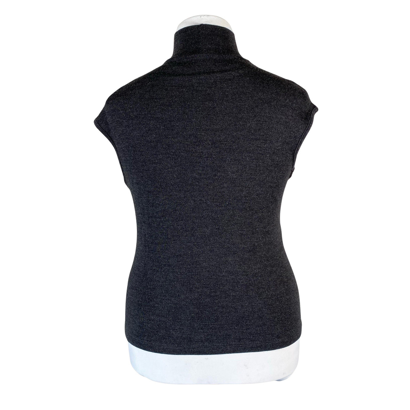 Unisex MaxMara - Kootud vest, suurus 42 - Hall (2)