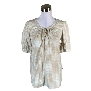 Unisex Marimekko - Lühikeste käistega pluus, suurus 38 - Hall (1)