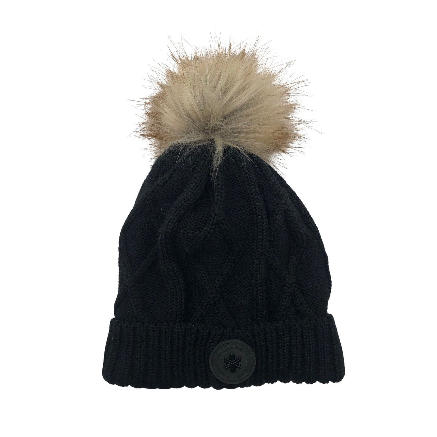 Unisex Áhkká - Talvemüts, suurus 50 - 52 cm - Must (1)