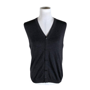 Unisex Sand - Kootud vest, suurus 40 - Hall (1)
