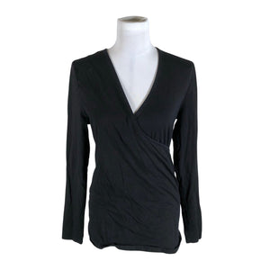 Unisex Lindex - Trikotaažist pluus, suurus 40 - Must (1)