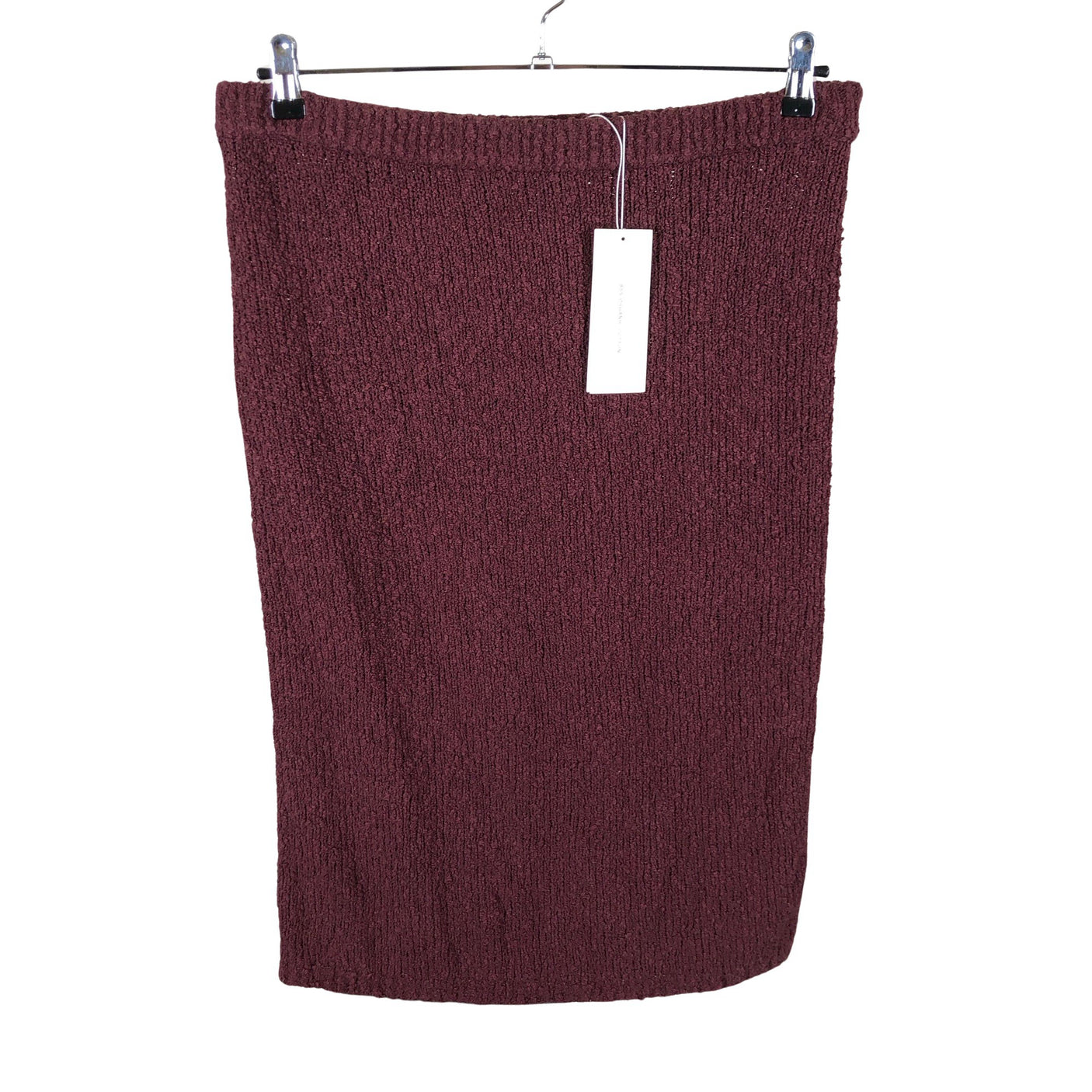 Unisex Arket - Kootud seelik, suurus 40 - Veinipunane (1)