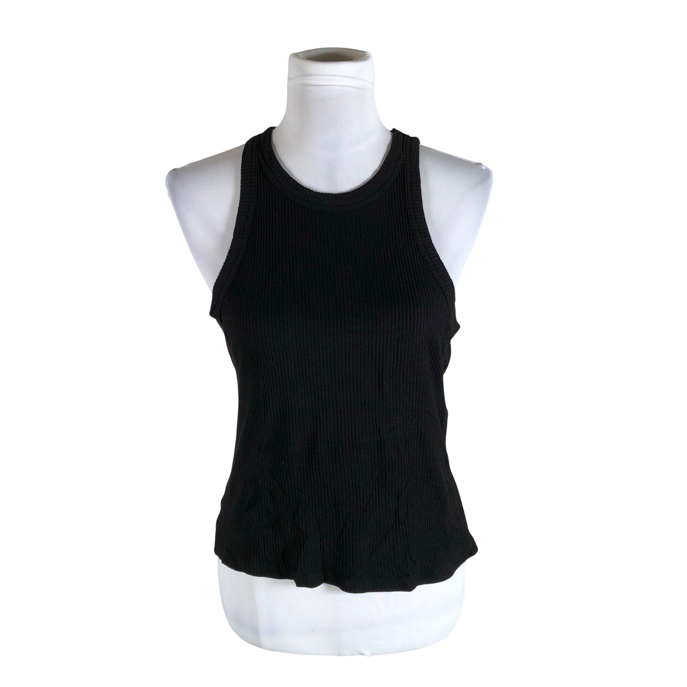 Unisex Lindex - Trikotaažist topp, suurus 40 - Must (1)