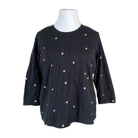 Unisex Nanso - Trikotaažist pluus, suurus 44 - Must ()