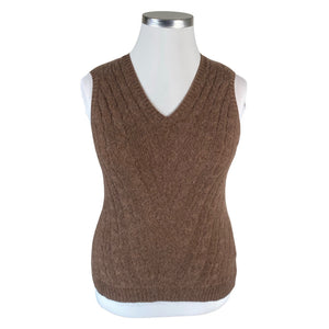 Unisex Peter Hahn - Kootud vest, suurus 42 - Pruun (1)
