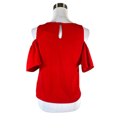 Unisex Guess - Lühikeste käistega pluus, suurus 38 - Punane (2)