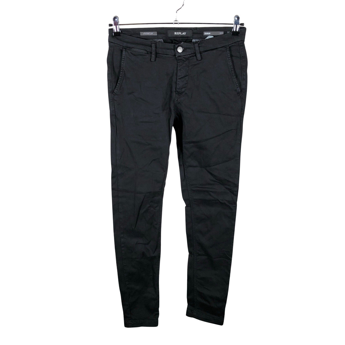 Unisex Replay - Chino-püksid, suurus W28 - Must (1)