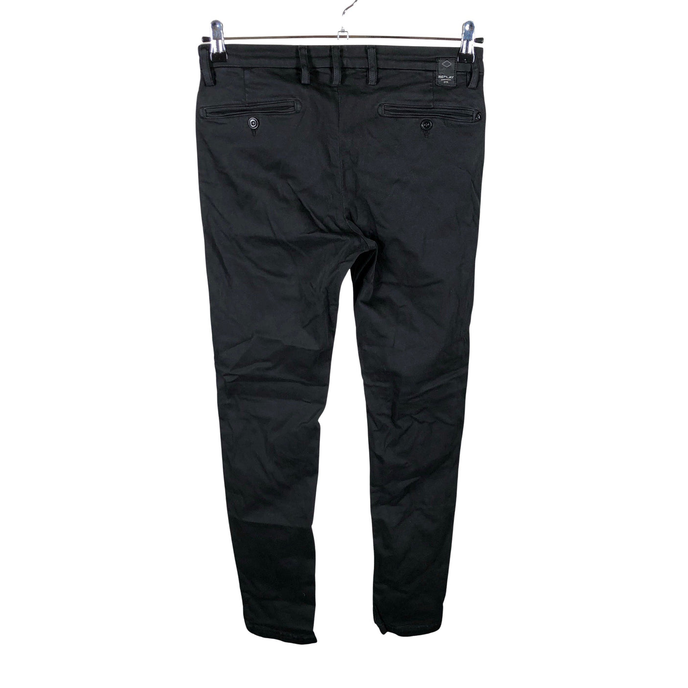 Unisex Replay - Chino-püksid, suurus W28 - Must (2)
