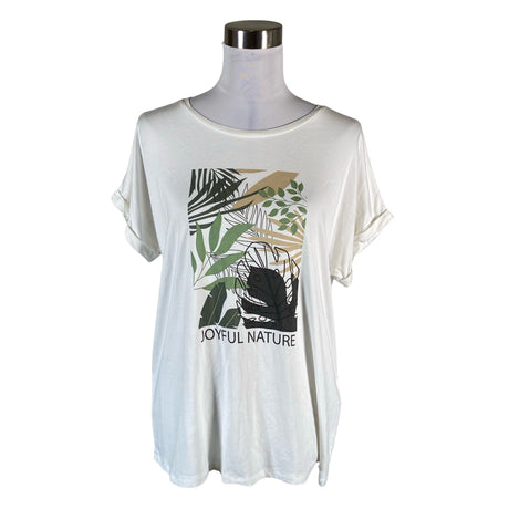 Unisex Soyaconcept - T-särk, suurus 40 - Valge ()