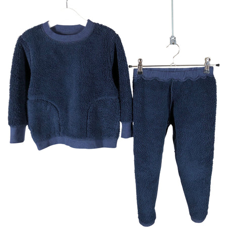 Unisex Muji - Fliiskomplekt, suurus 98 - 104 - Sinine (2)