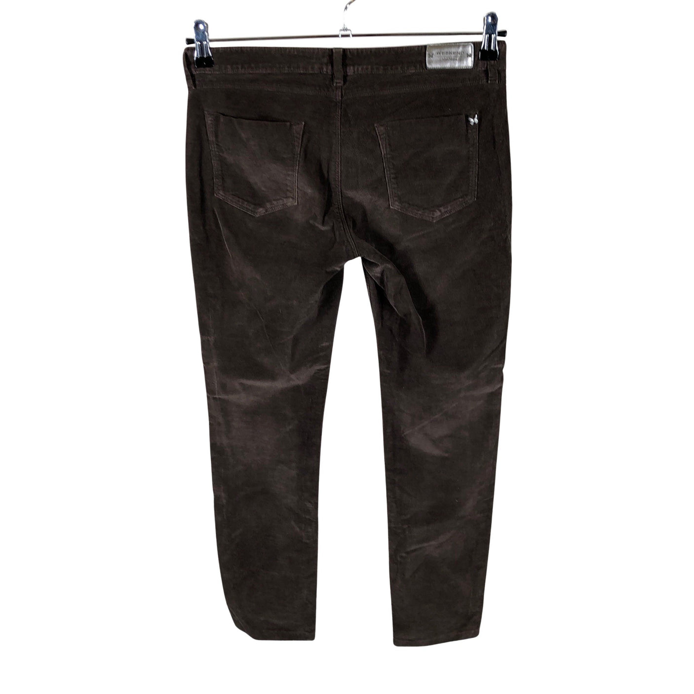 Unisex Weekend by MaxMara - Sametpüksid, suurus 38 - Pruun (2)