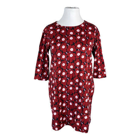 Unisex Marimekko - Trikotaažist kleit, suurus 42 - Veinipunane ()