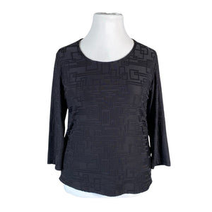 Unisex Global - Trikotaažist pluus, suurus 42 - Must (1)
