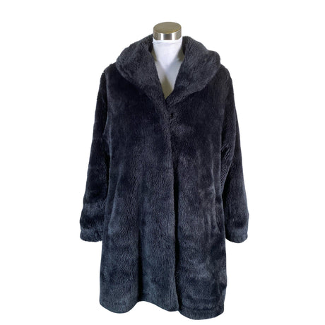 Unisex Etage - Kunstkarusnahast mantel, suurus 34 - Must ()