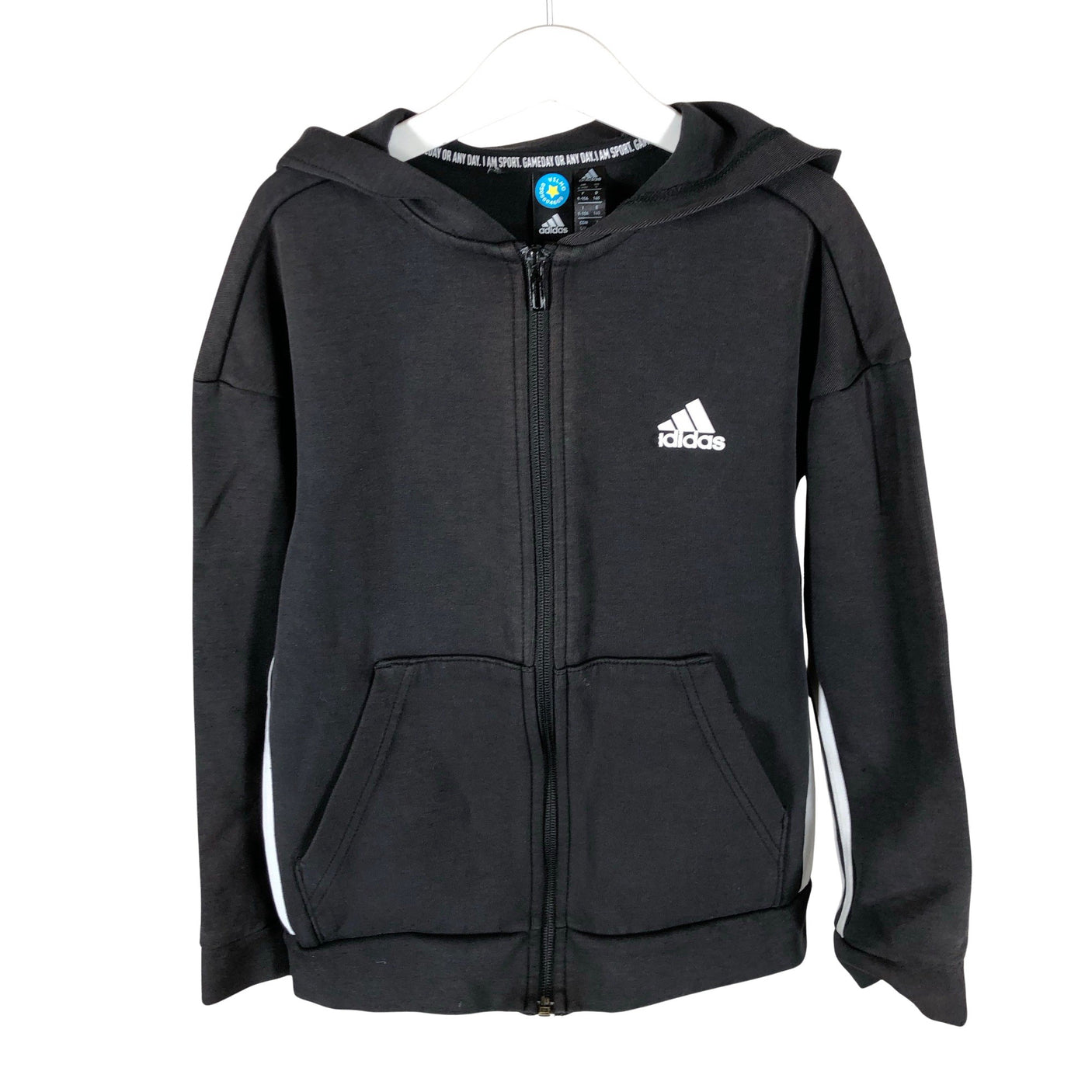 Unisex Adidas - Dressipluus, suurus 134 - 140 - Must (1)