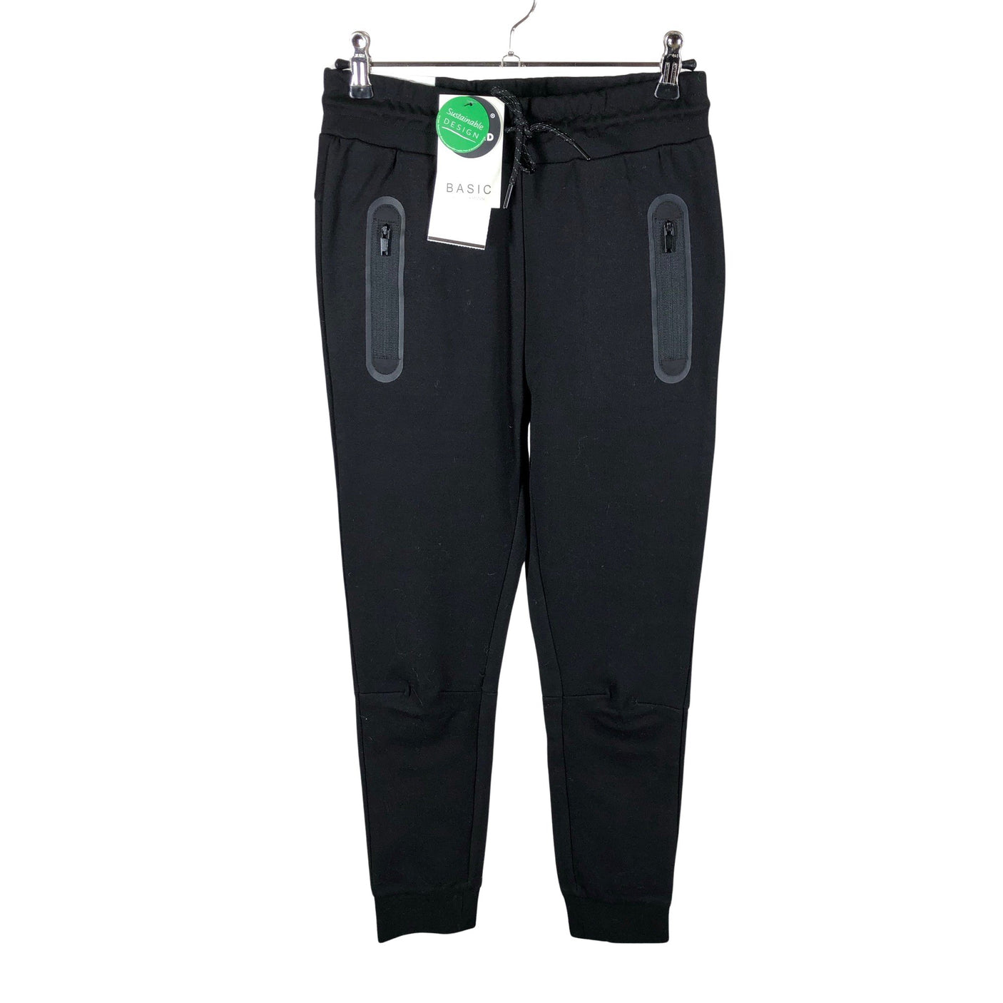 Unisex Basic by Stockmann - Dressikangast püksid, suurus 134 - 140 - Must (1)