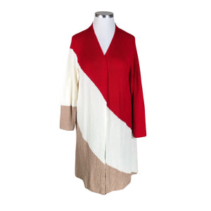 Unisex Sara Lindholm - Kardigan, suurus 48 - Punane (1)