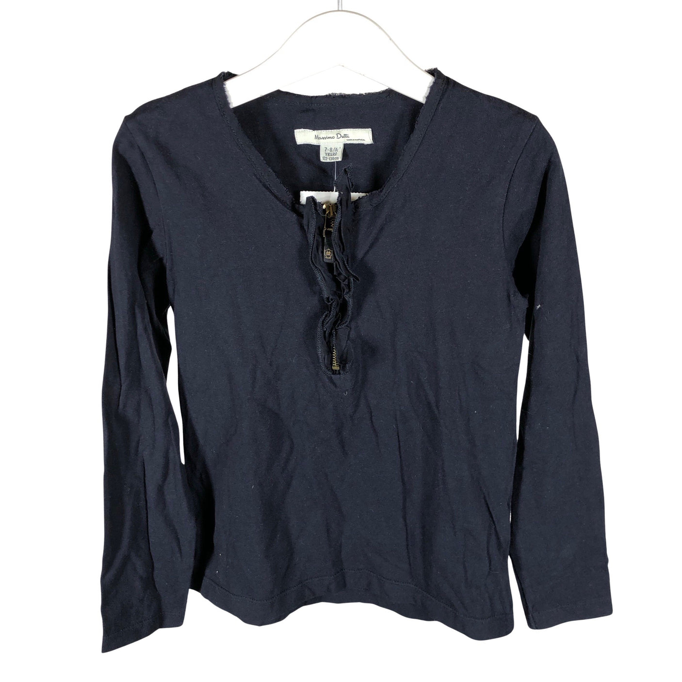 Unisex Massimo Dutti - Trikotaažist pluus, suurus 128 - 134 - Sinine (1)