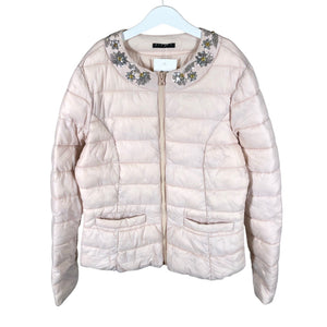 Unisex Sisley - Õhem talvejope, suurus 158 - 164 - Heleroosa (1)