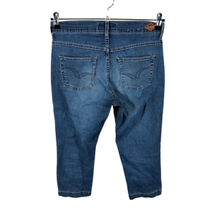 Unisex Lee Cooper - Teksast poolpikad püksid, suurus W28 - Sinine (2)
