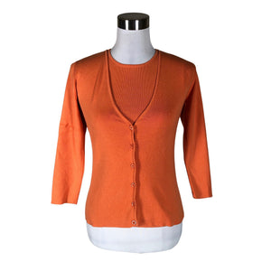 Unisex Andiata - Kardigan, suurus 38 - Oranž (1)