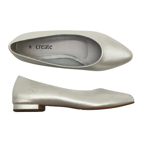 Unisex Create - Baleriinad, suurus 39 - Hõbe ()