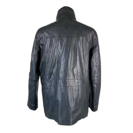 Unisex Brandt - Nahktagi, suurus L - Must (2)