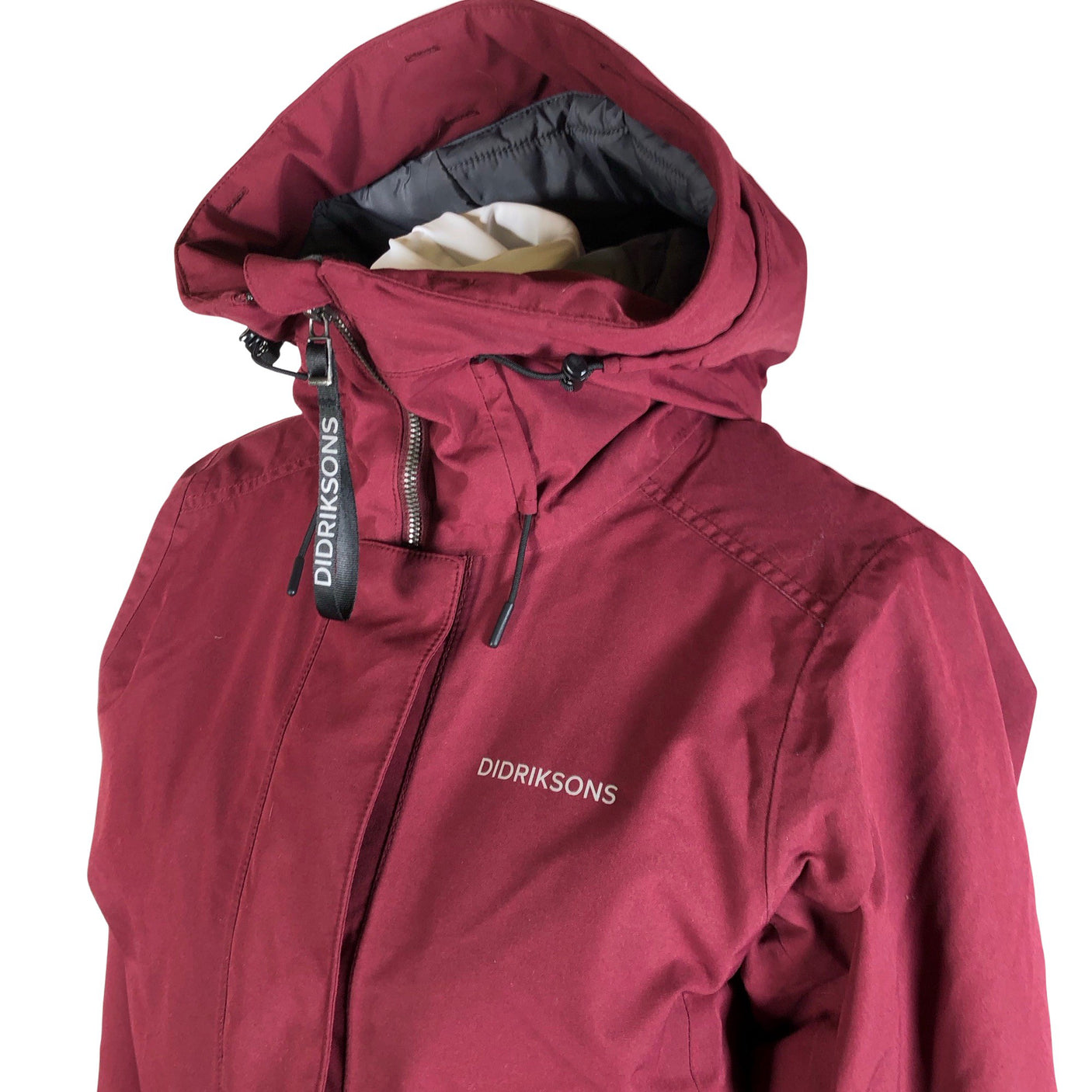 Unisex Didriksons - Õhem talvejope, suurus 36 - Veinipunane (3)