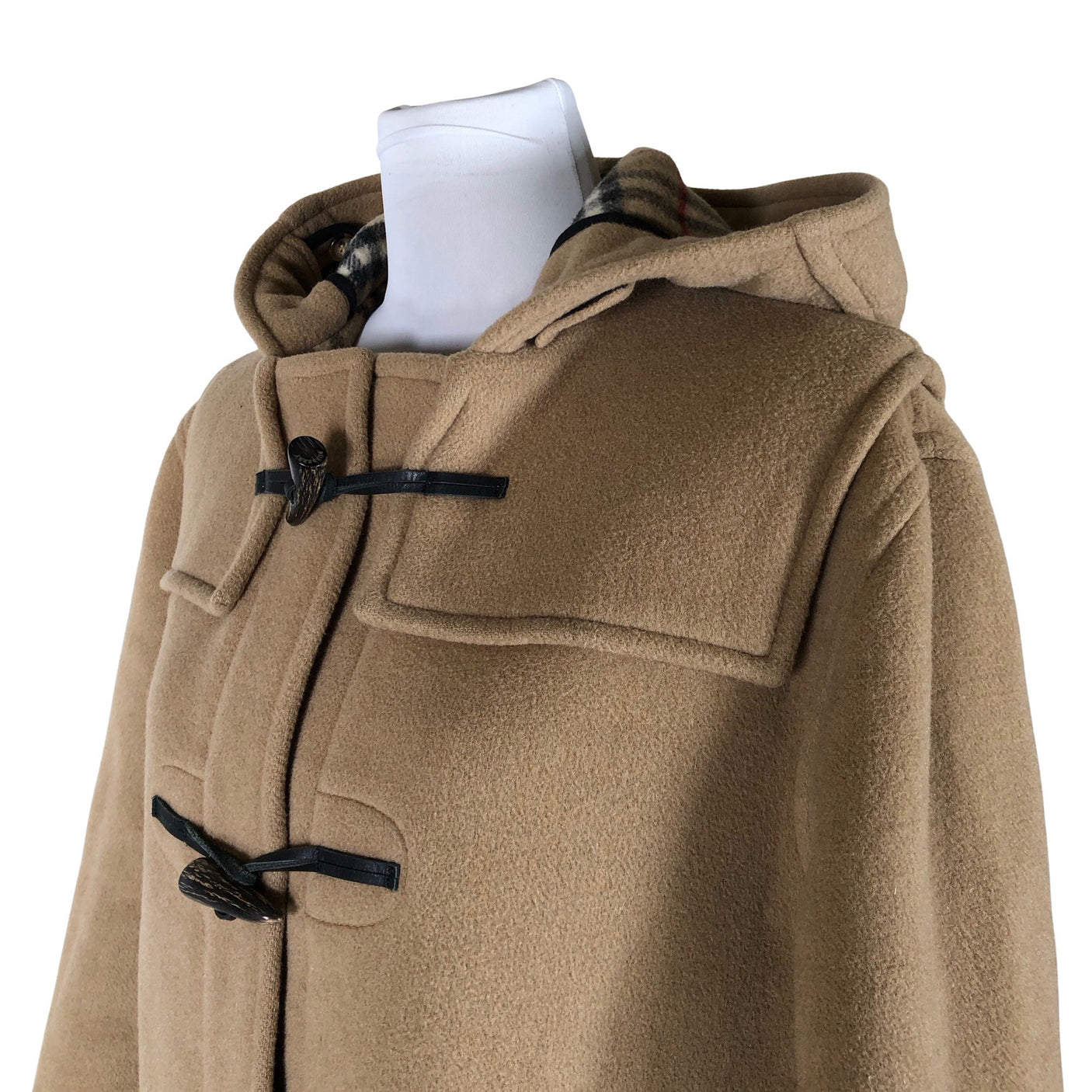 Unisex Burberry - Villane mantel, suurus 38 - Beige (3)
