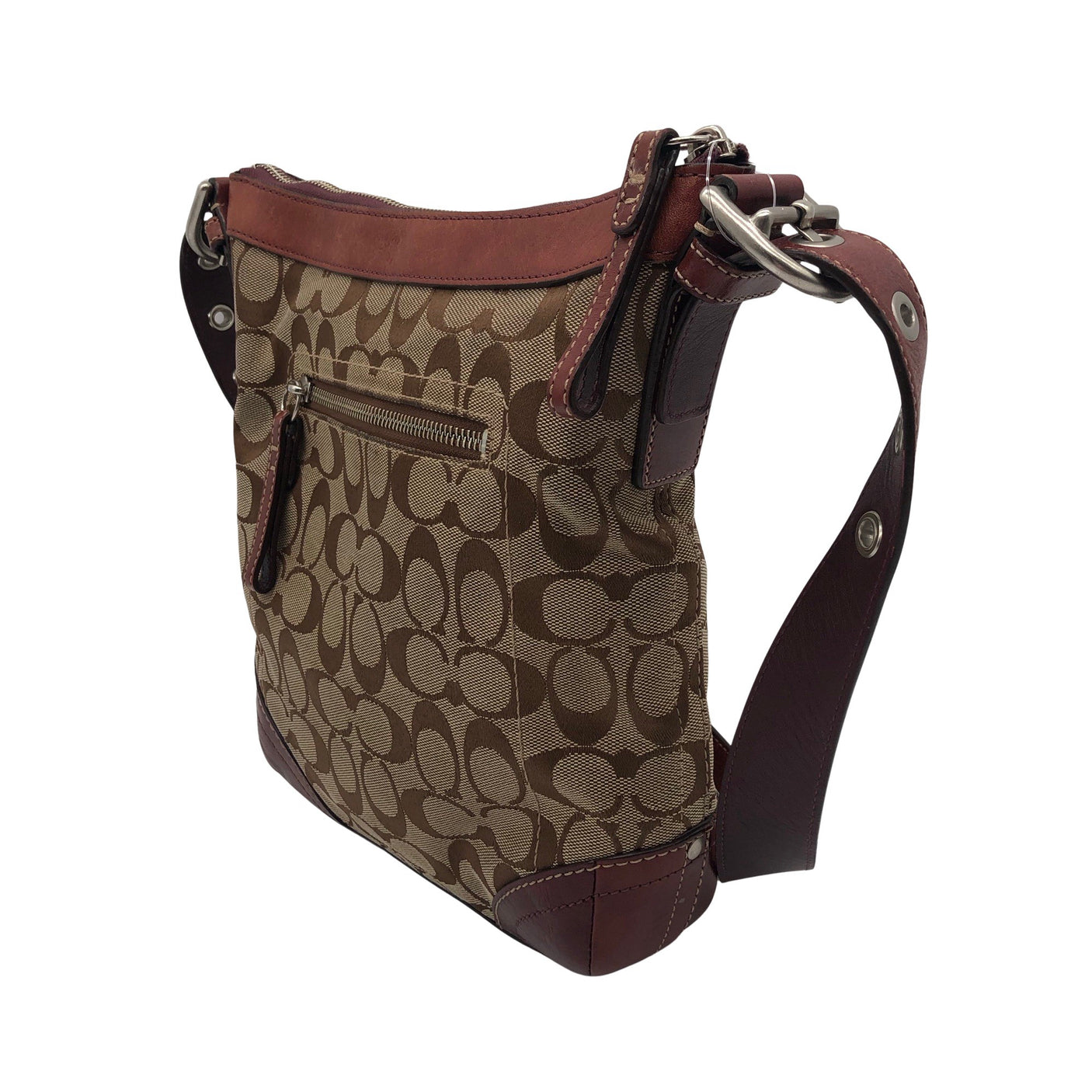 Unisex Coach - Õlakott, suurus Maxi - Pruun (2)