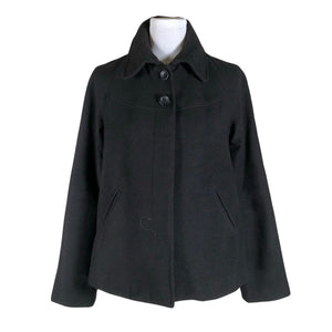 Unisex Lindex - Villane mantel, suurus 36 - Must (1)