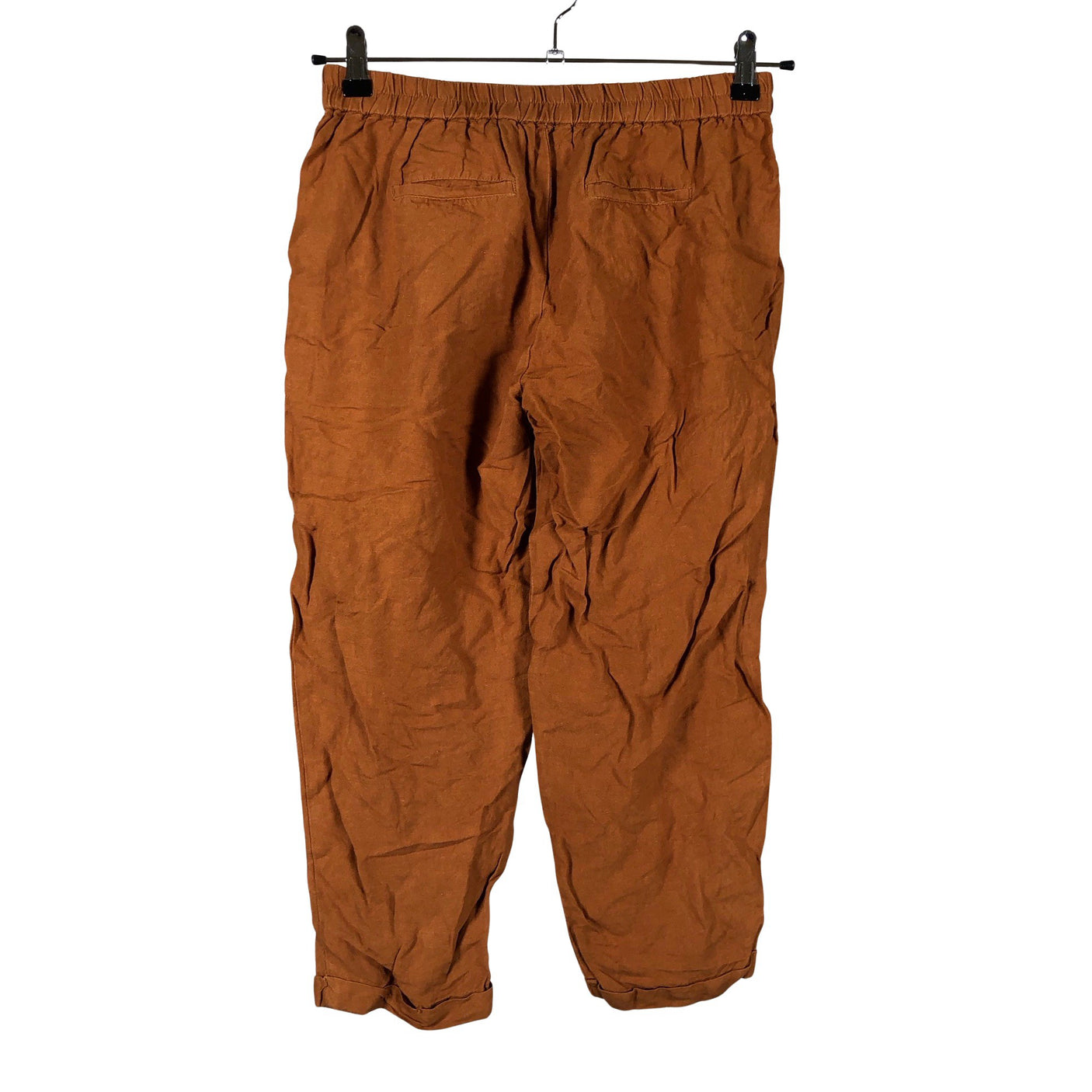 Unisex Sisley - Mittevenivad poolpikad püksid, suurus 36 - Pruun (2)