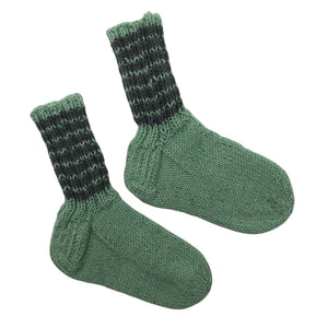 Unisex Handmade - Villased sokid, suurus 28 - Türkiis (1)