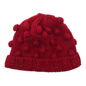 Unisex Handmade - Talvemüts, suurus 58 - 60 cm - Punane (1)