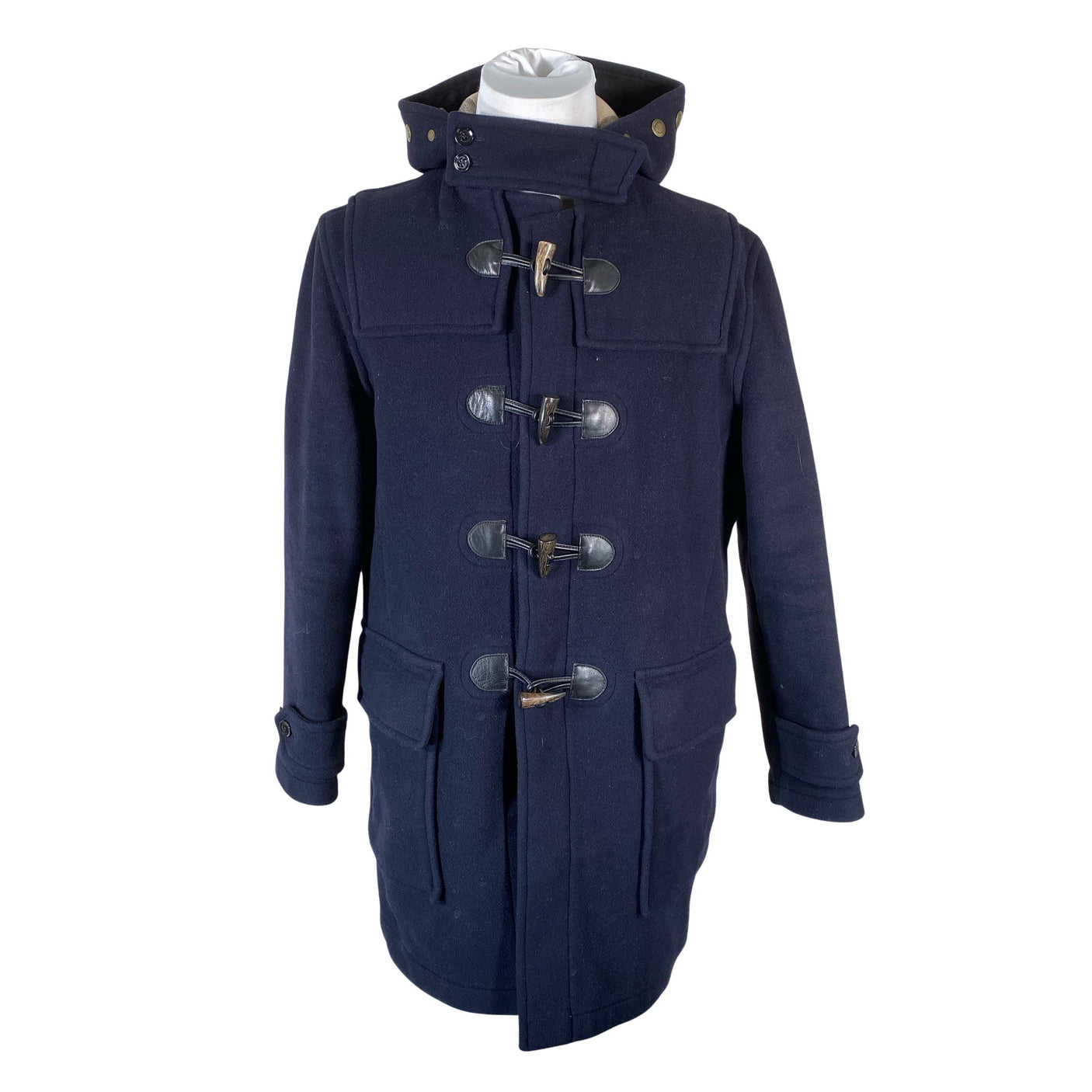 Unisex Burberry Brit - Villane mantel, suurus M - Sinine (1)