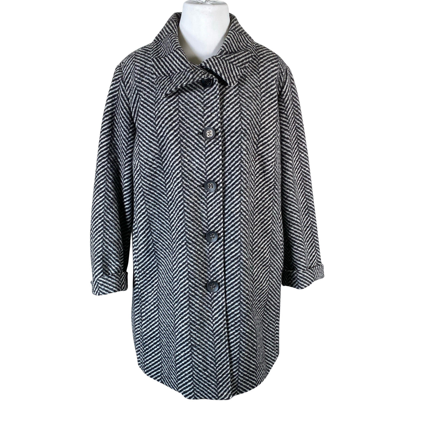 Unisex Kj Brand - Villane mantel, suurus 48 - Hall (1)