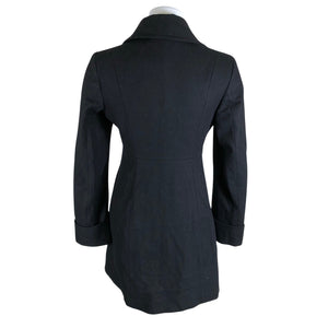 Unisex Benetton - Villane mantel, suurus 36 - Must (2)